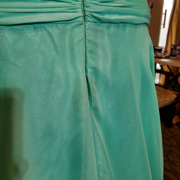 NWT Fabuluxe Couture Blue Evening Gown - Picture 8 of 11